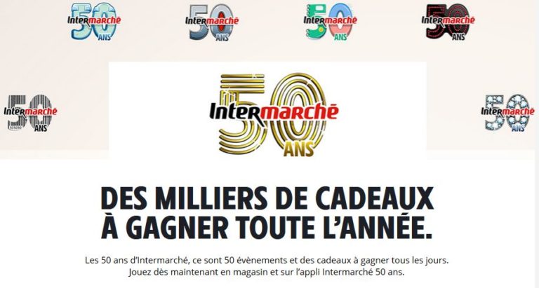 Pour fêter ses 50 ans, Intermarché lance une année entière de jeux concours