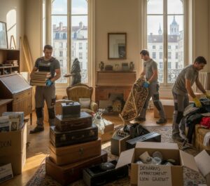 Débarras appartement Lyon gratuit solutions pour vider sans frais